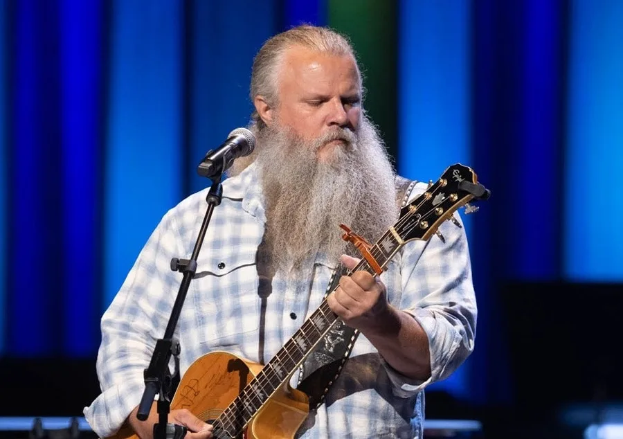 Country Singer Jamey Johnson With Long Hair and Beard
