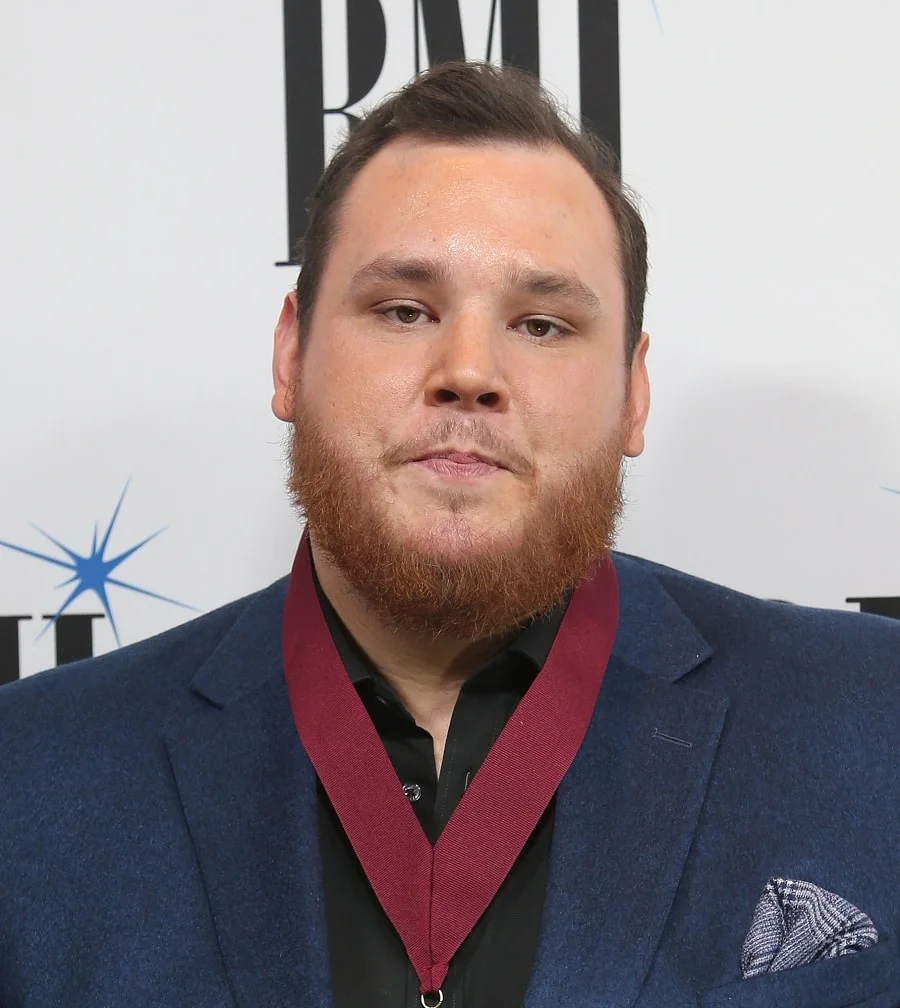 Country Singer Luke Combs With Beard