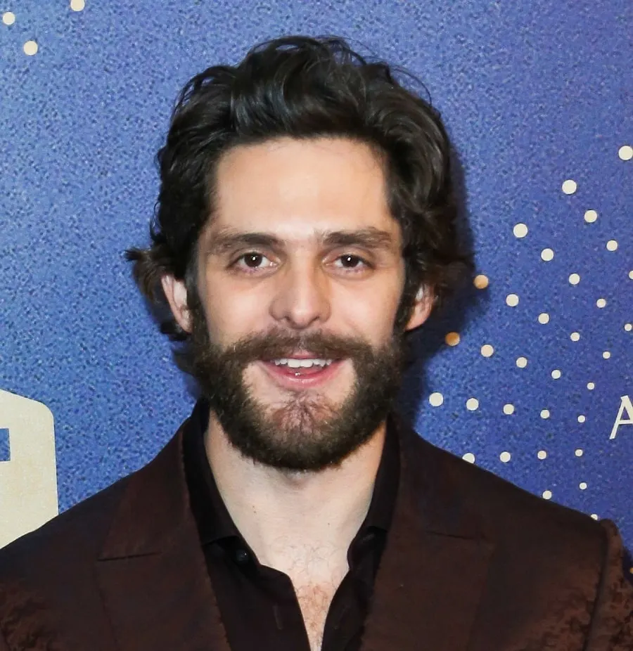 Country Singer Thomas Rhett With Beard