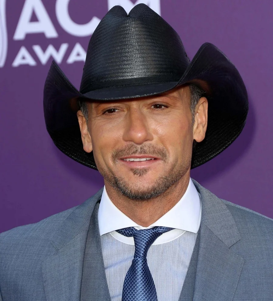 Country Singer Tim McGraw With Beard