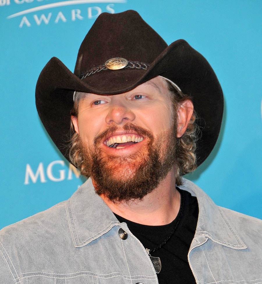 Country Singer Toby Keith With Beard