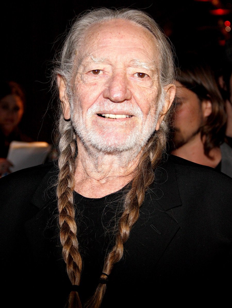 Country Singer Willie Nelson With Beard