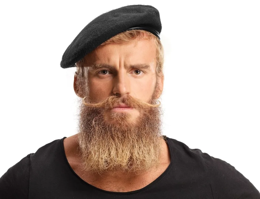 Hungarian mustache and bushy beard