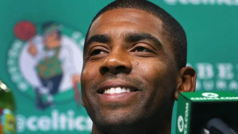 Kyrie Irving with shaved beard