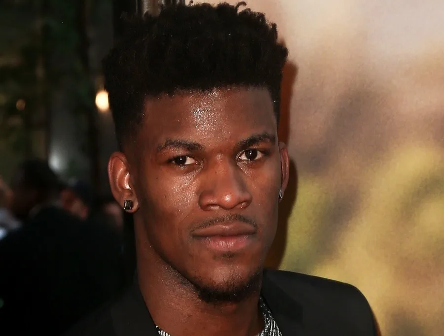 NBA Player Jimmy Butler With Thin Beard