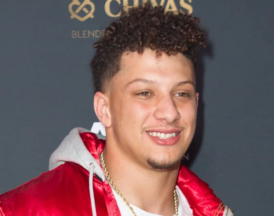 NFL Player Patrick Mahomes With Beard