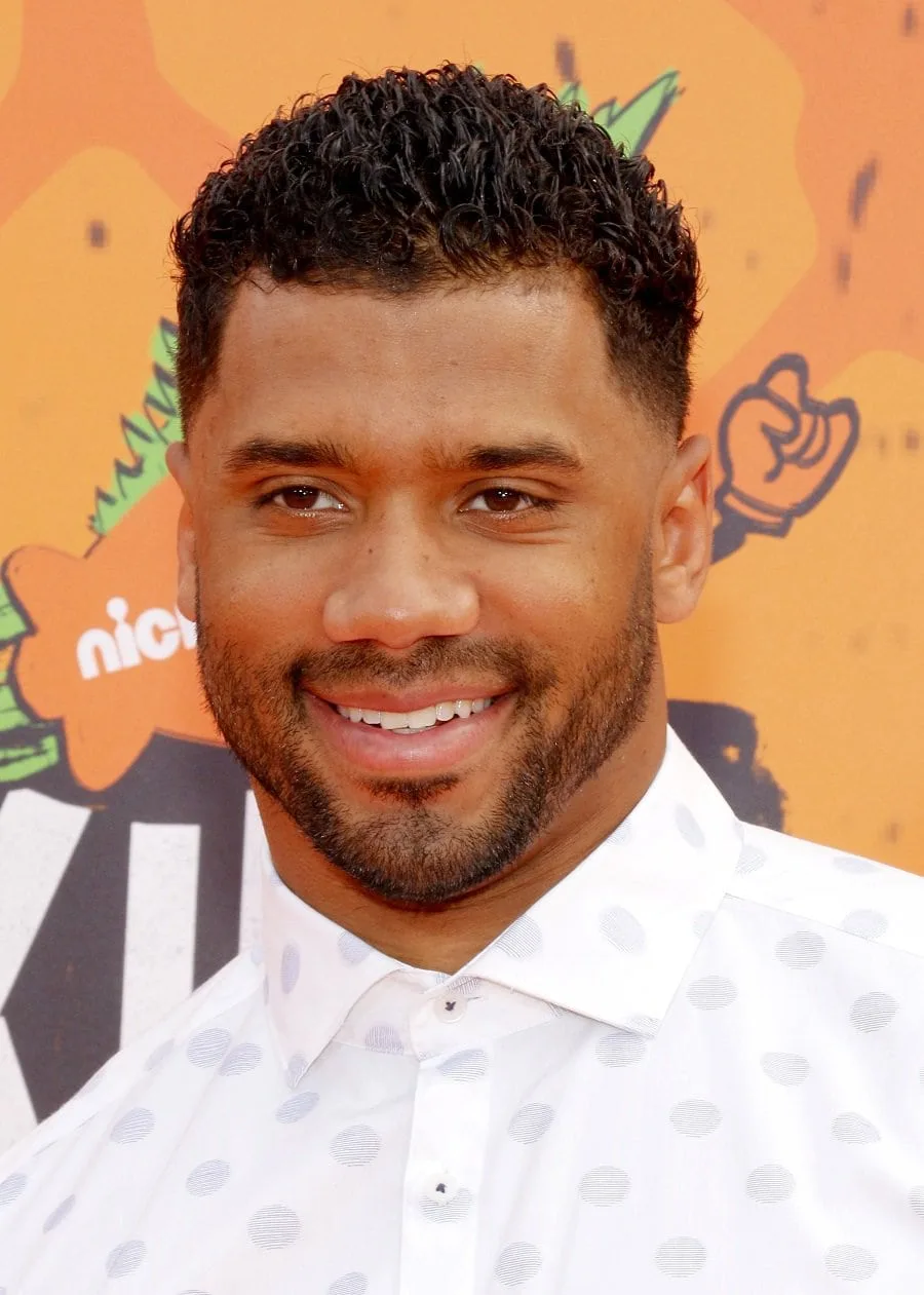 NFL Player Russell Wilson With Beard