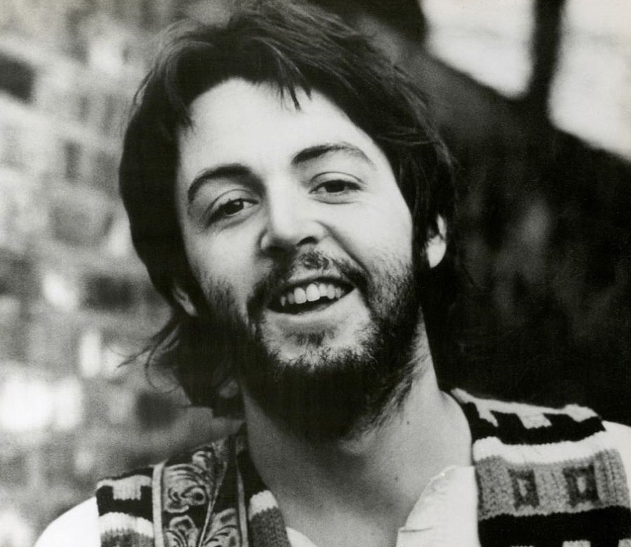 Paul McCartney With Short Beard