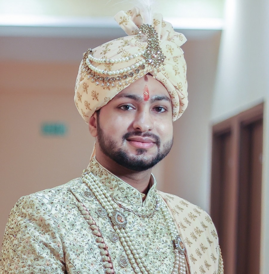 beard style for indian men in wedding