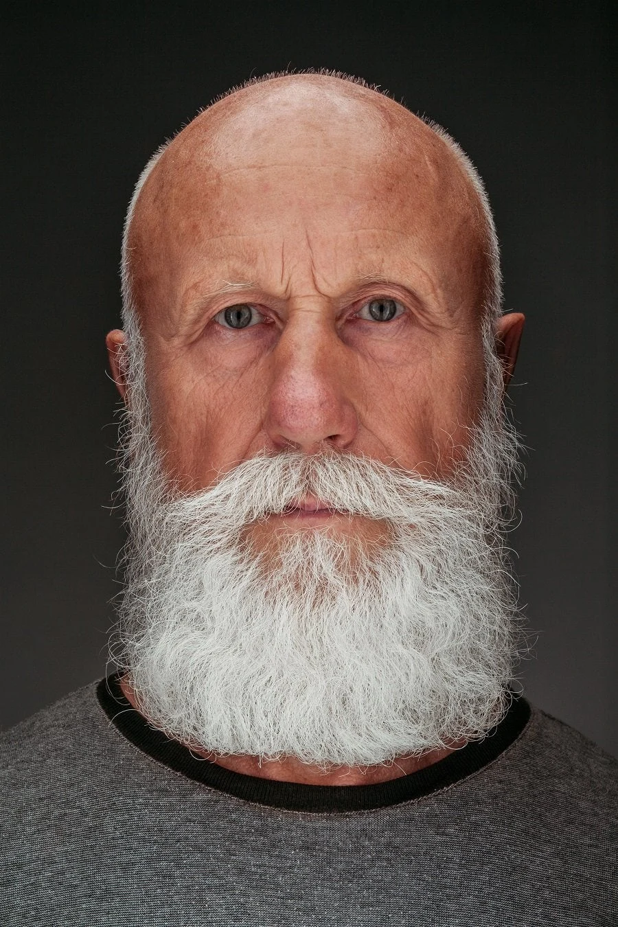 beard style for older bald men