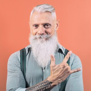 beard style for older men