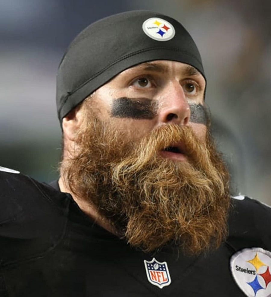 Steelers fan site gives Keisel beards 