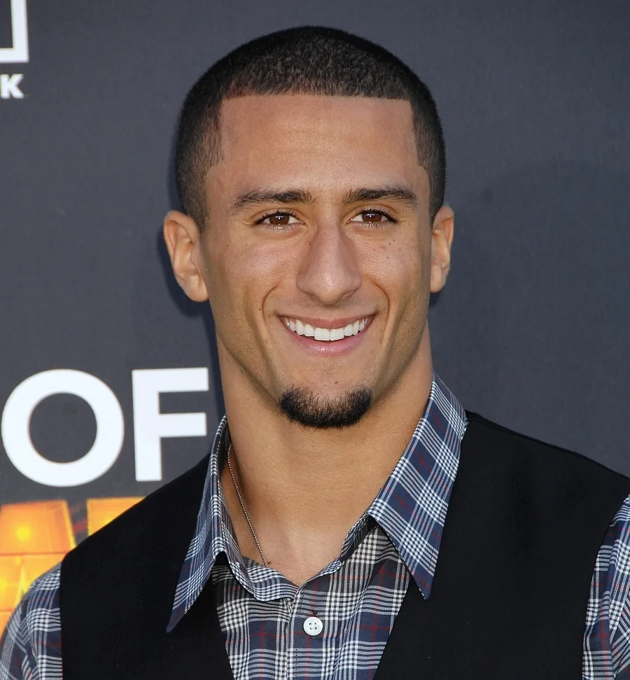 colin kaepernick with goatee beard