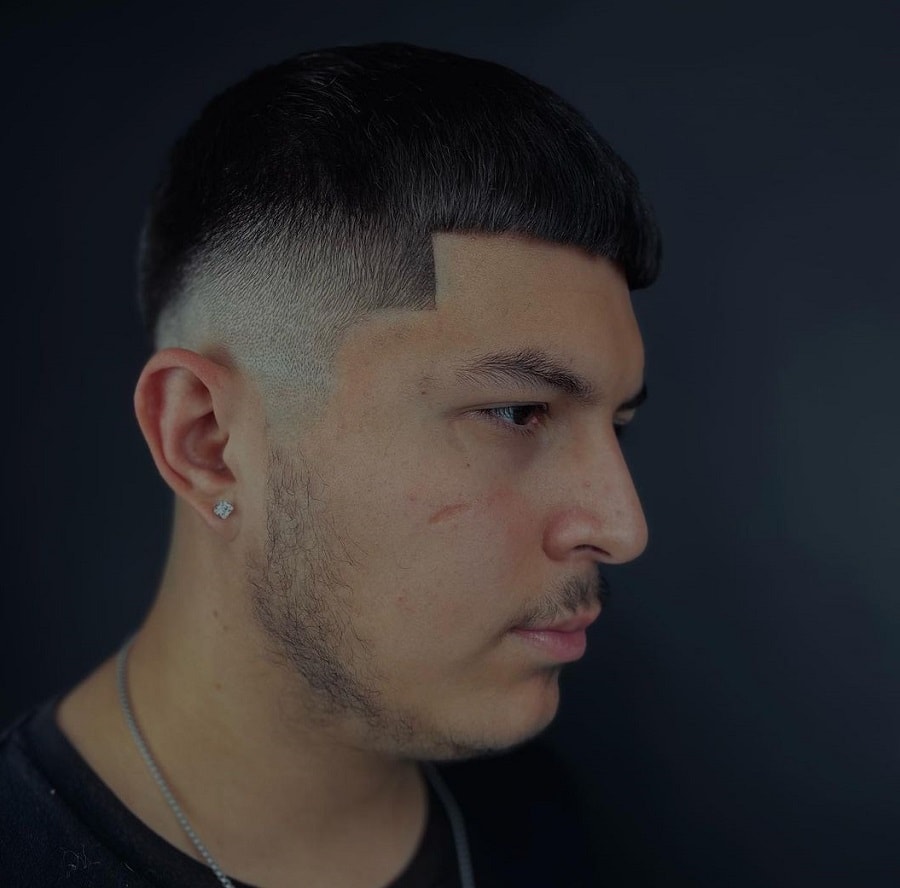 edgar cut with facial hair