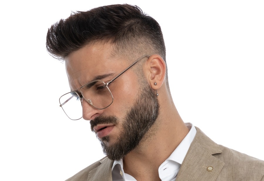 triangle fade hairstyle seen from behind | V shaped haircut, Curly hair  styles, Haircuts for men