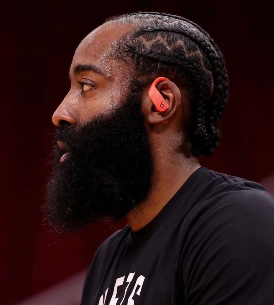 full beard by James Harden