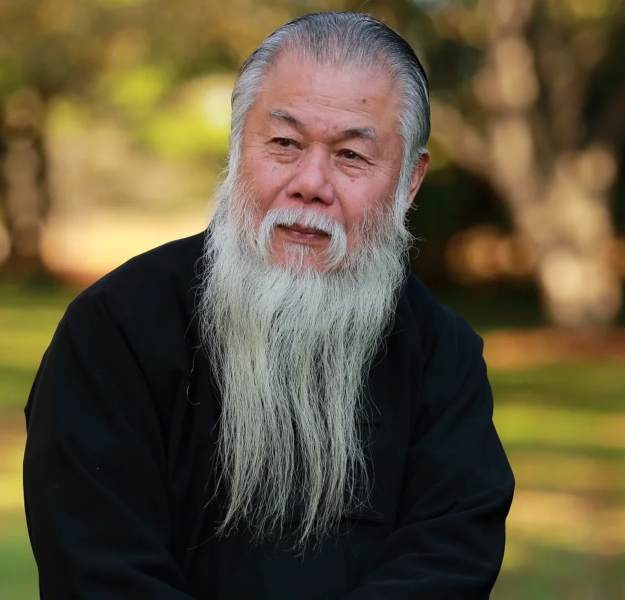 grey beard for asian men