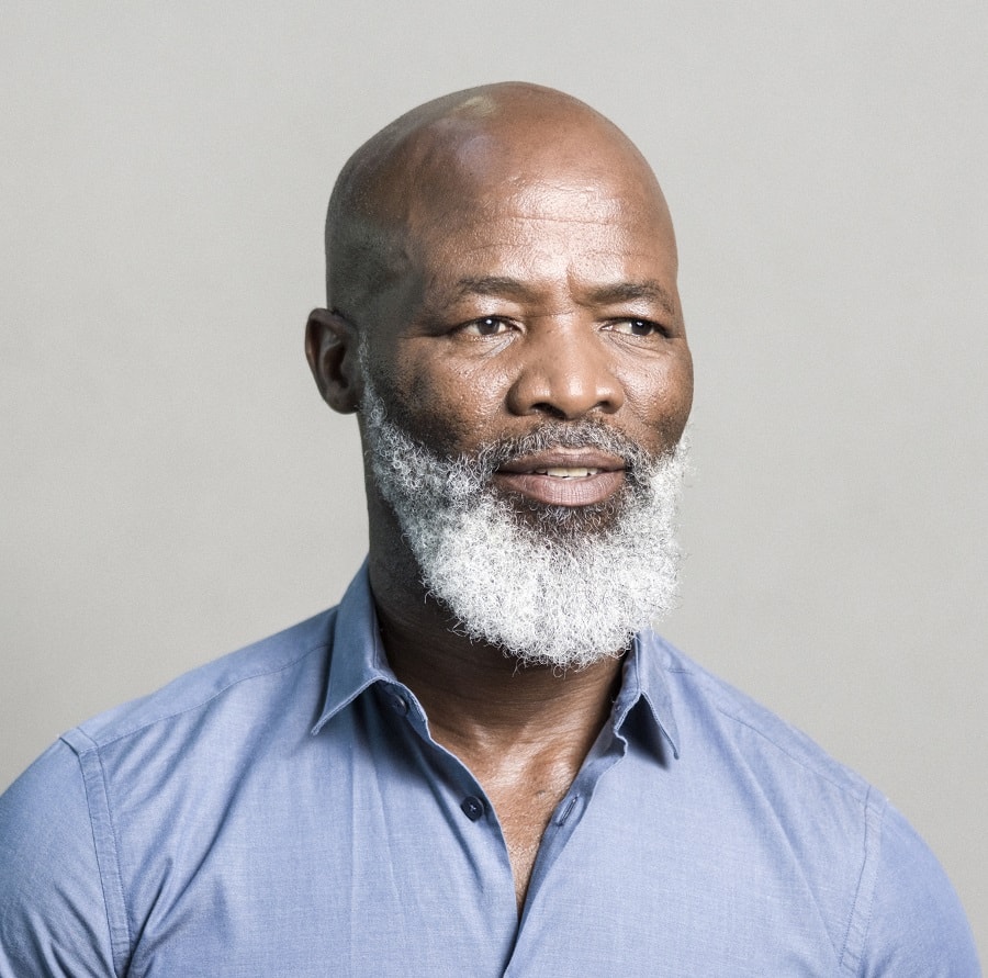 grey beard for black men