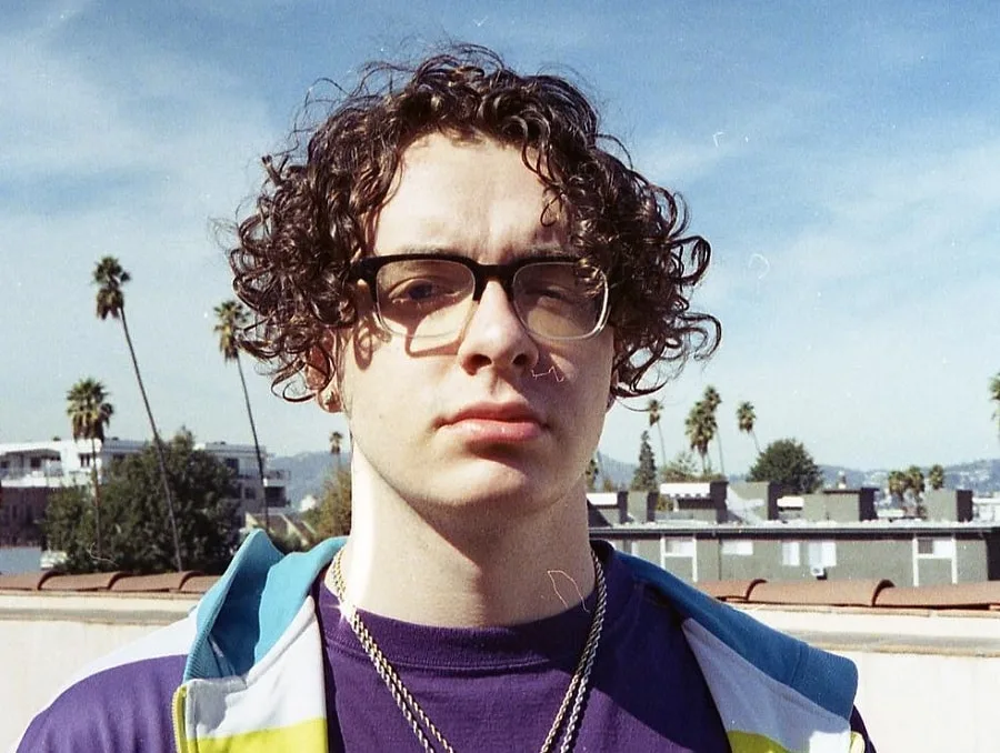 jack harlow's no beard look with glasses