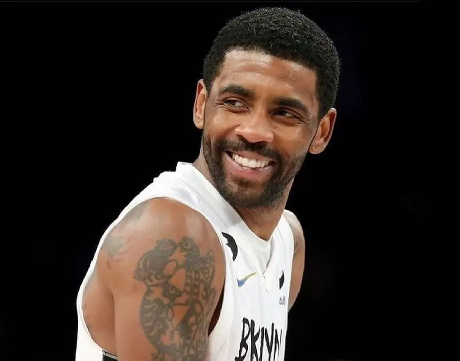Kyrie Irving with shaved beard