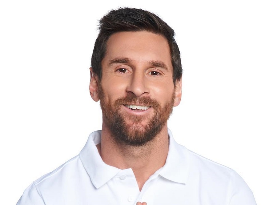 latest beard style by Messi in 2023

