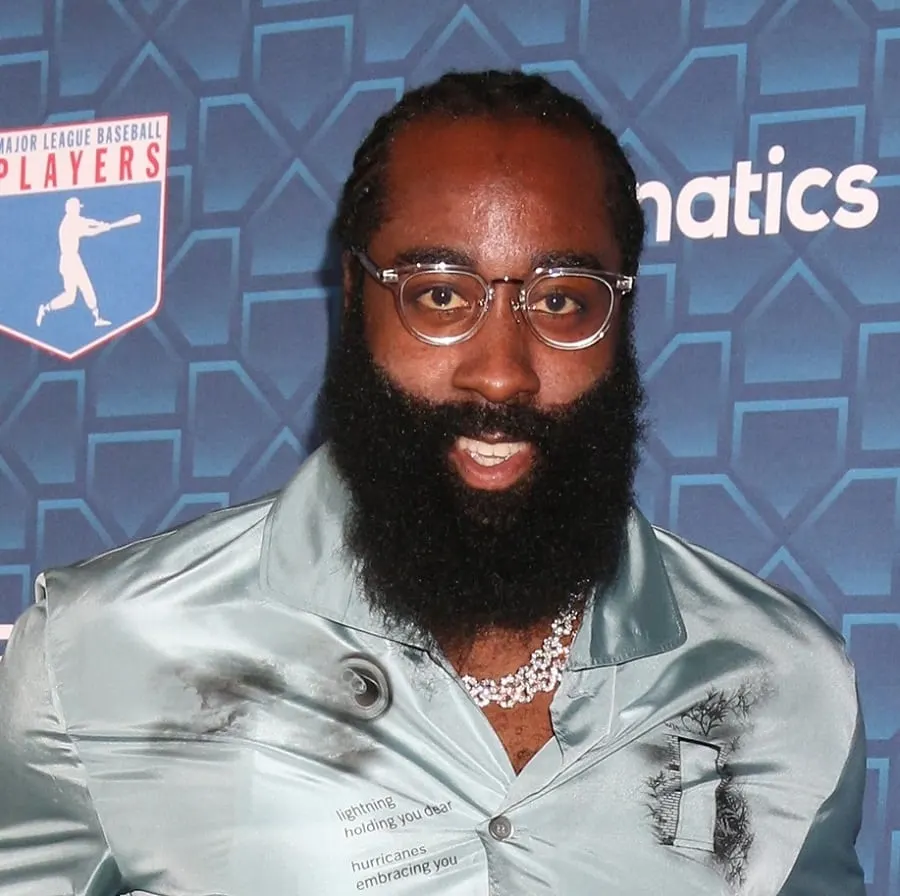 latest beard style of James Harden