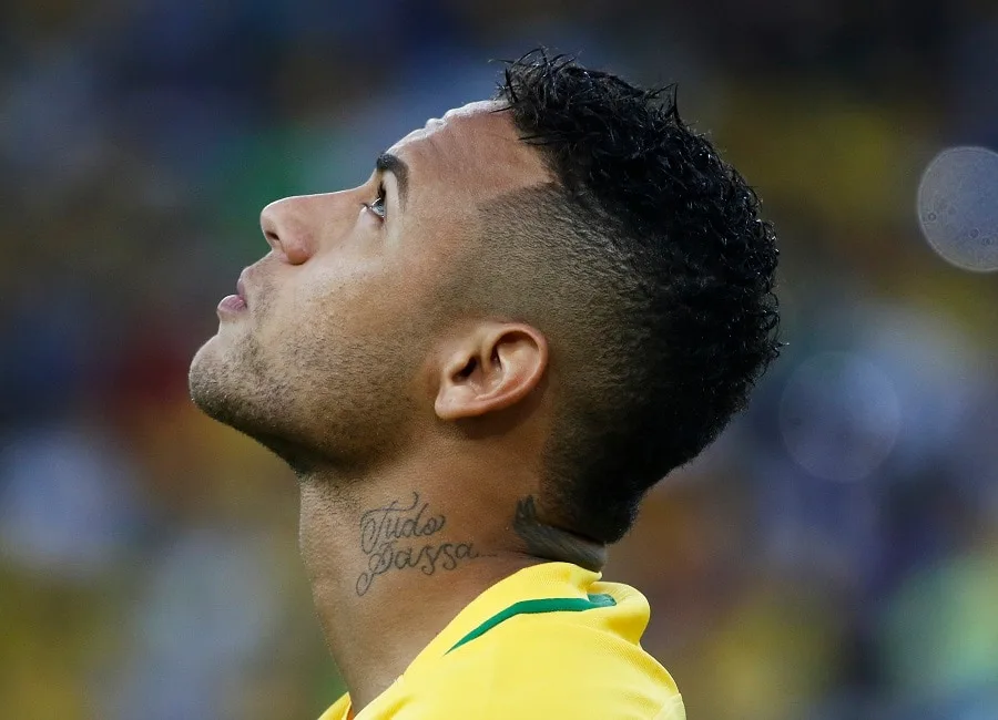 light stubble beard style by neymar