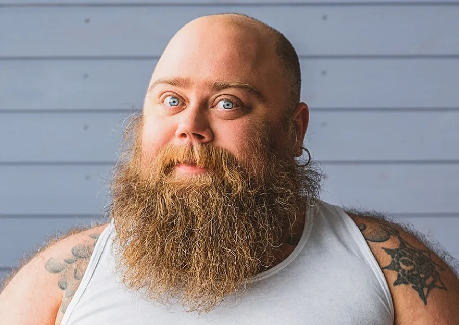 long beard style for fat guys