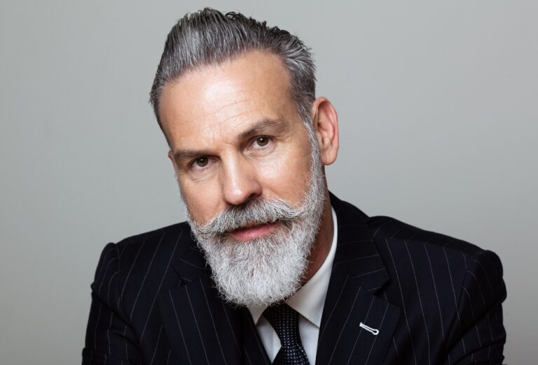 23 Stylish Hairstyles for Older Men With A Beard