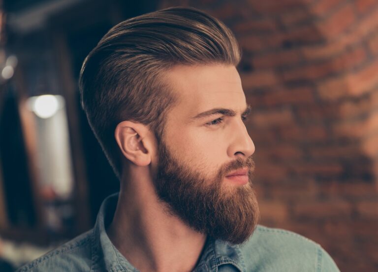 27 of The Coolest Pompadour Hairstyles With Beard in 2024