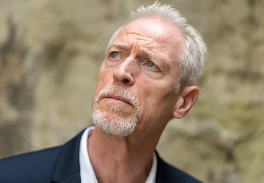 short gray beard