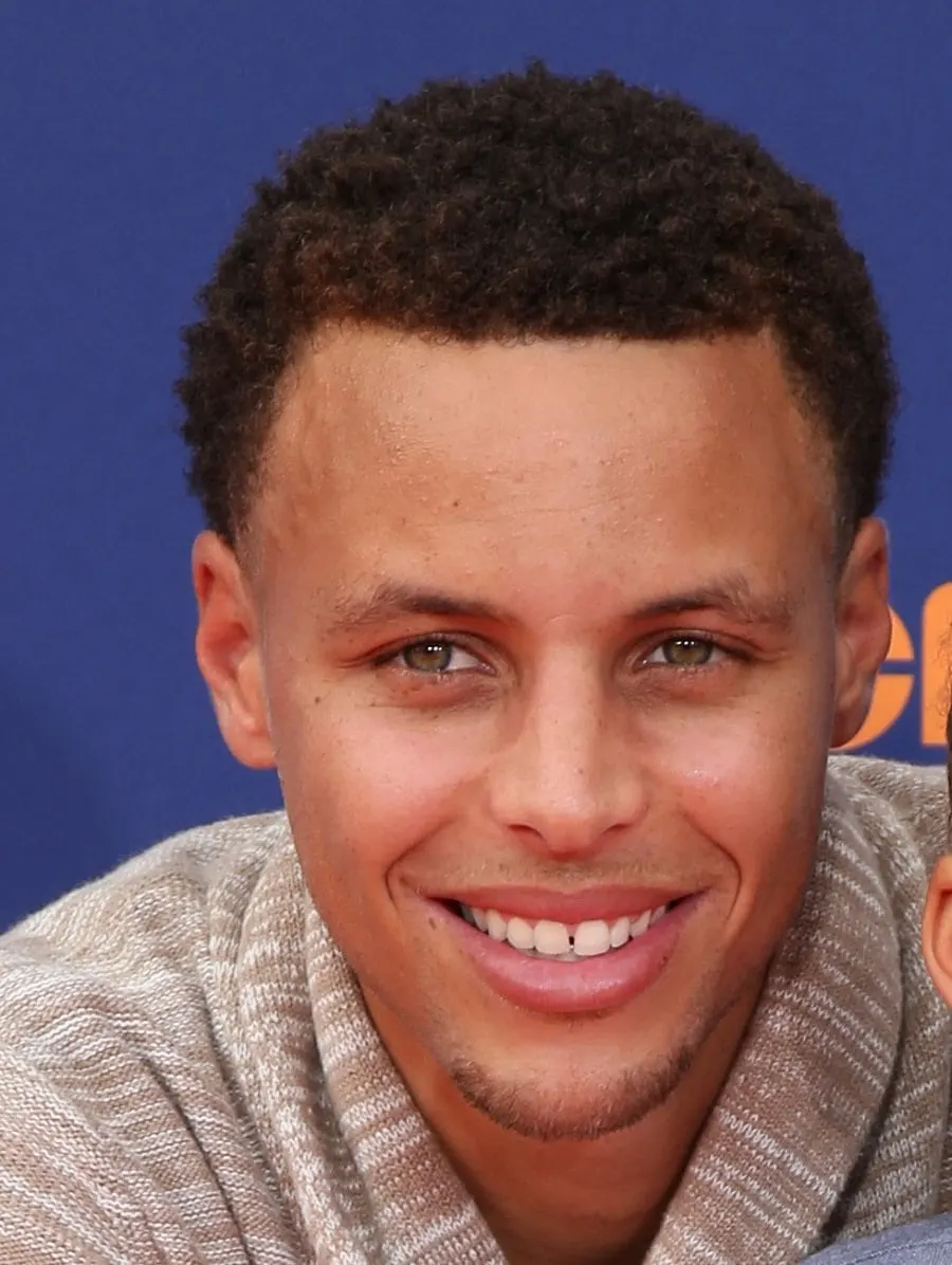 Steph Curry with chin beard