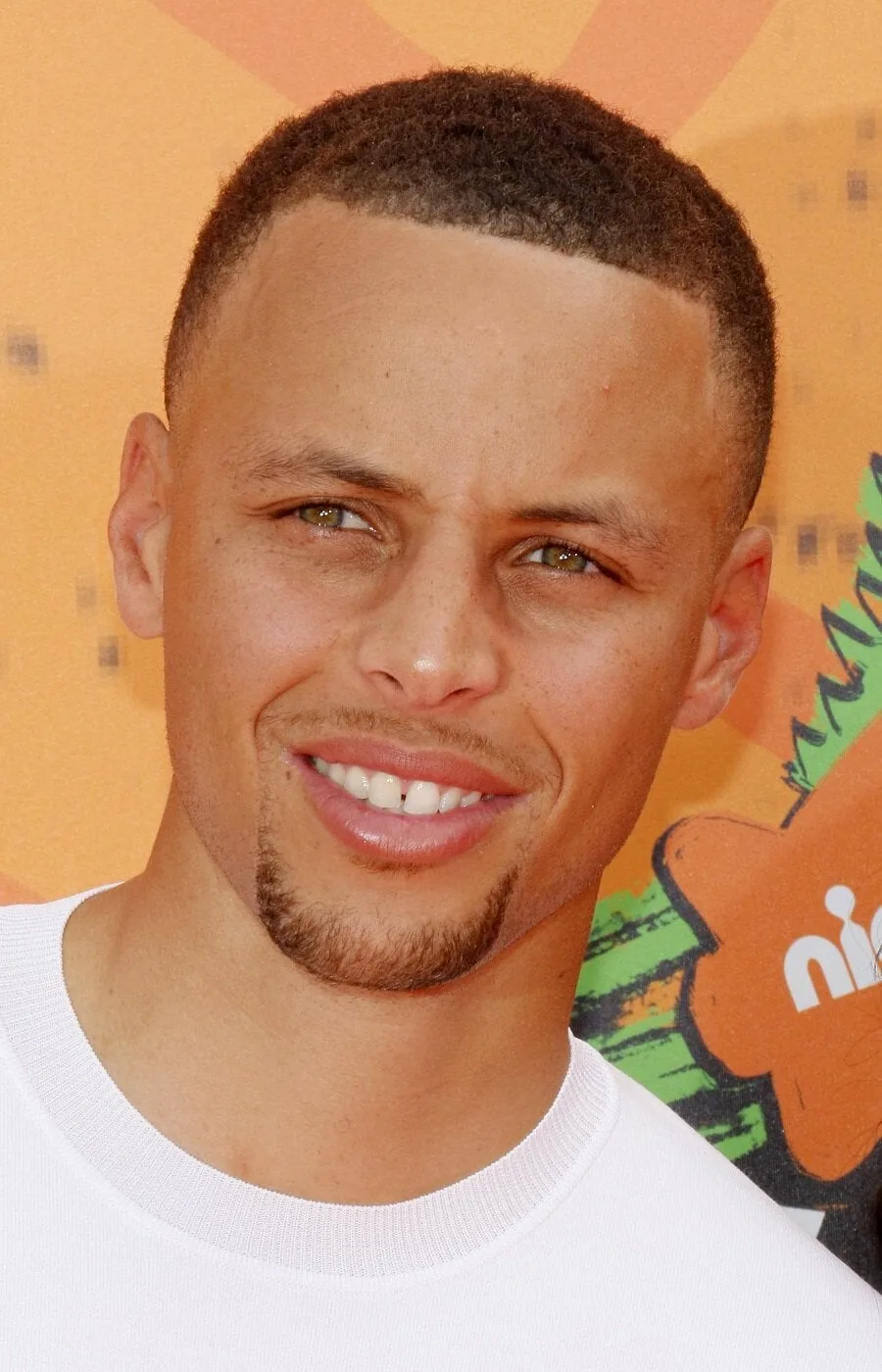 Steph Curry with goatee beard