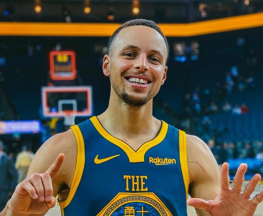 stubble beard with goatee by Stephen Curry