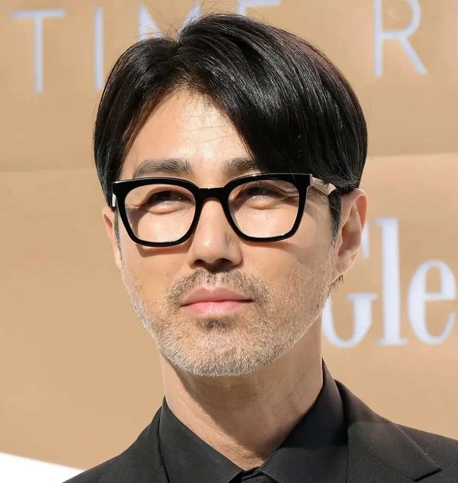 Korean Actor Cha Seung-Won With Stubble Beard