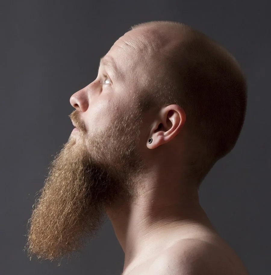 Long Goatee for Round Face Shape
