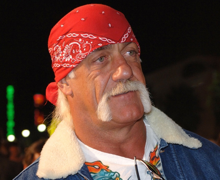70s iconic person hulk hogan with mustache