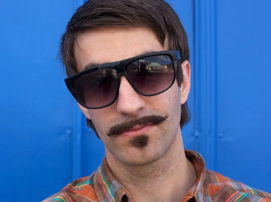 90s mustache for men