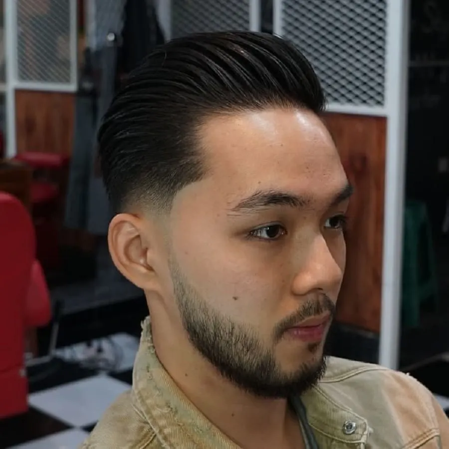 Filipino beard for oval face