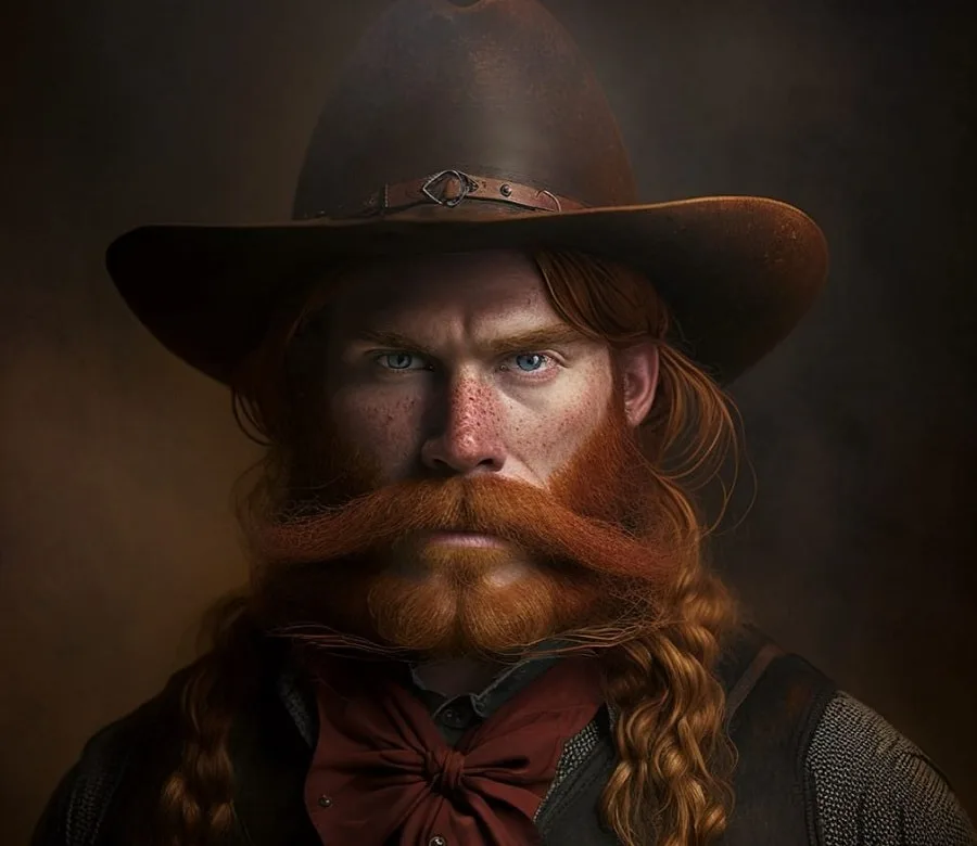 Yosemite Sam mustache