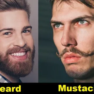 beard vs mustache