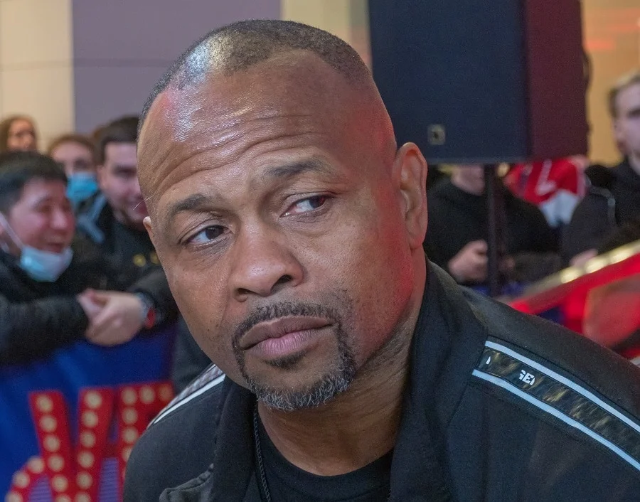 boxer Roy Jones Jr. with goatee beard