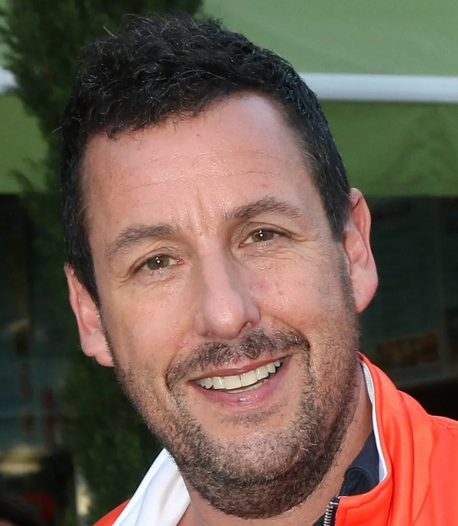 comedian Adam Sandler with beard