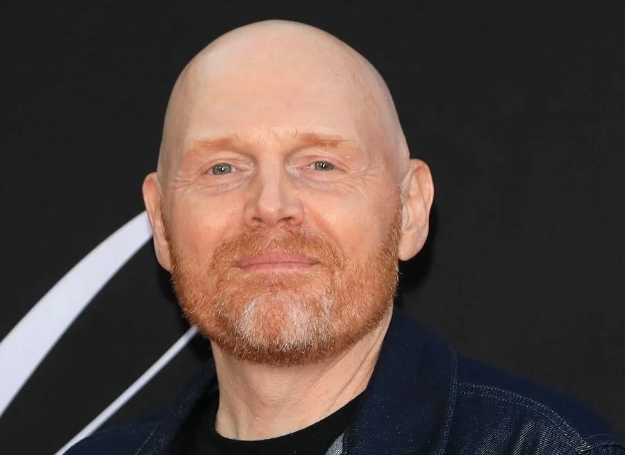 comedian Bill Burr with blonde beard