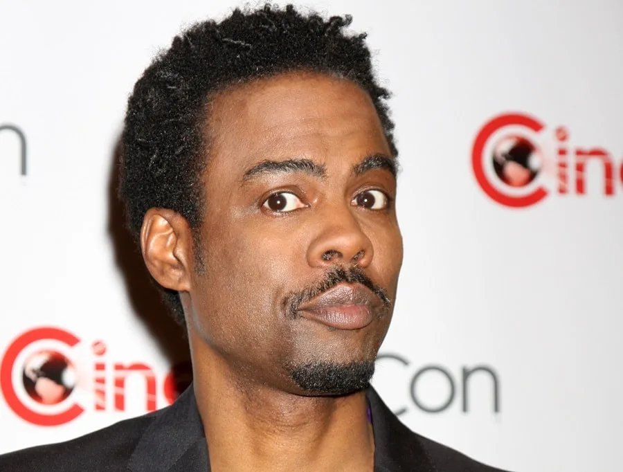 comedian Chris Rock with beard