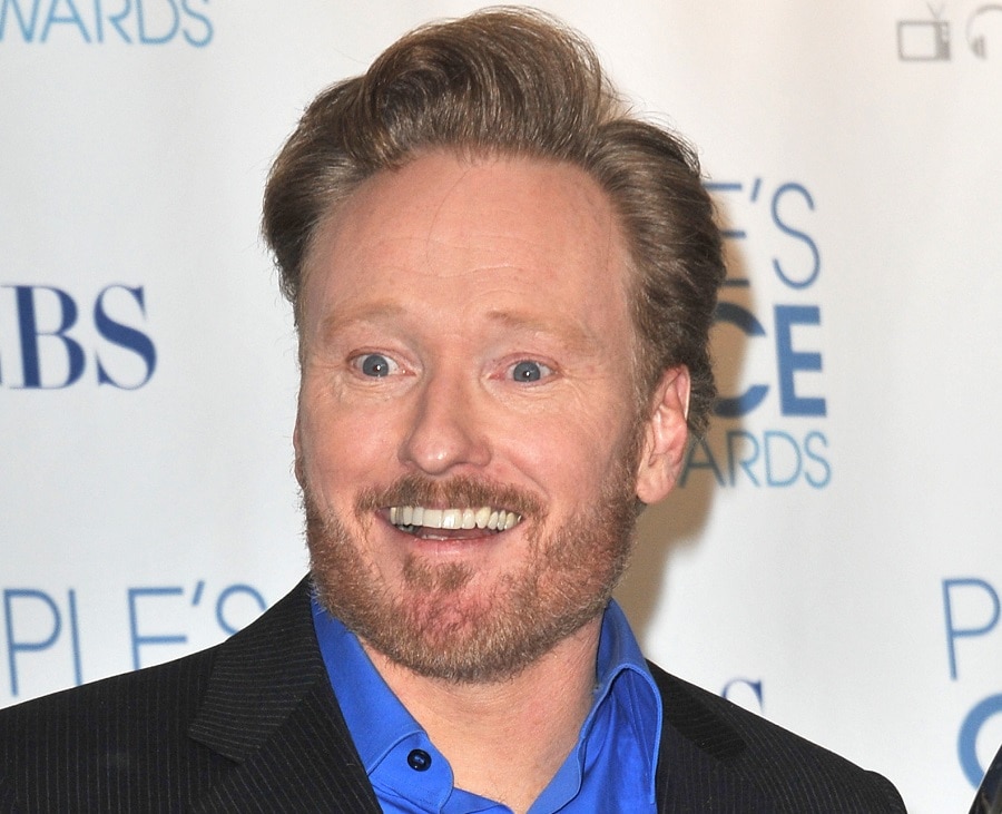 comedian Conan O'Brien with beard