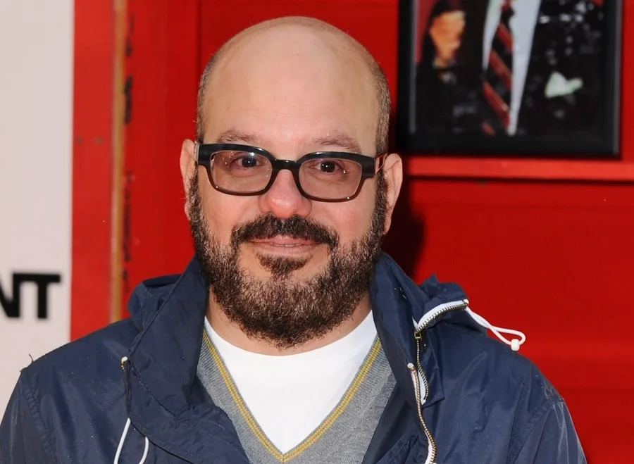 comedian David Cross with full beard