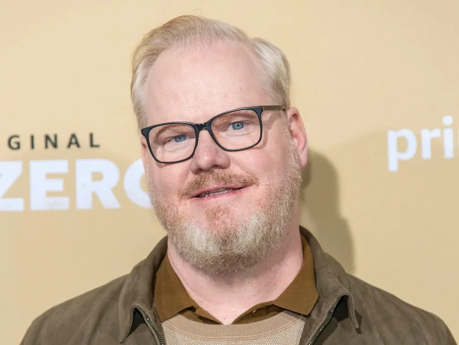 comedian Jim Gaffigan with beard