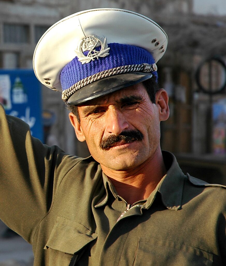 cop mustache