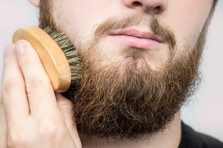 dry and brittle beard